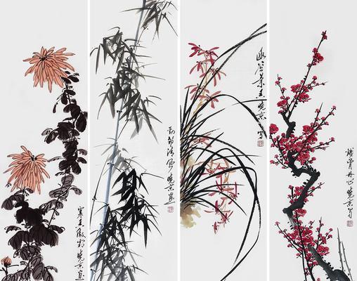 梅兰竹菊——四君子之花（传承千年的文化符号）