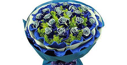 男人送女人蓝色玫瑰的含义及象征（从色彩到情感）