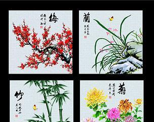 梅兰竹菊（探索梅兰竹菊的寓意与象征）