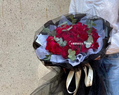 19支玫瑰花束黑纱怎么样