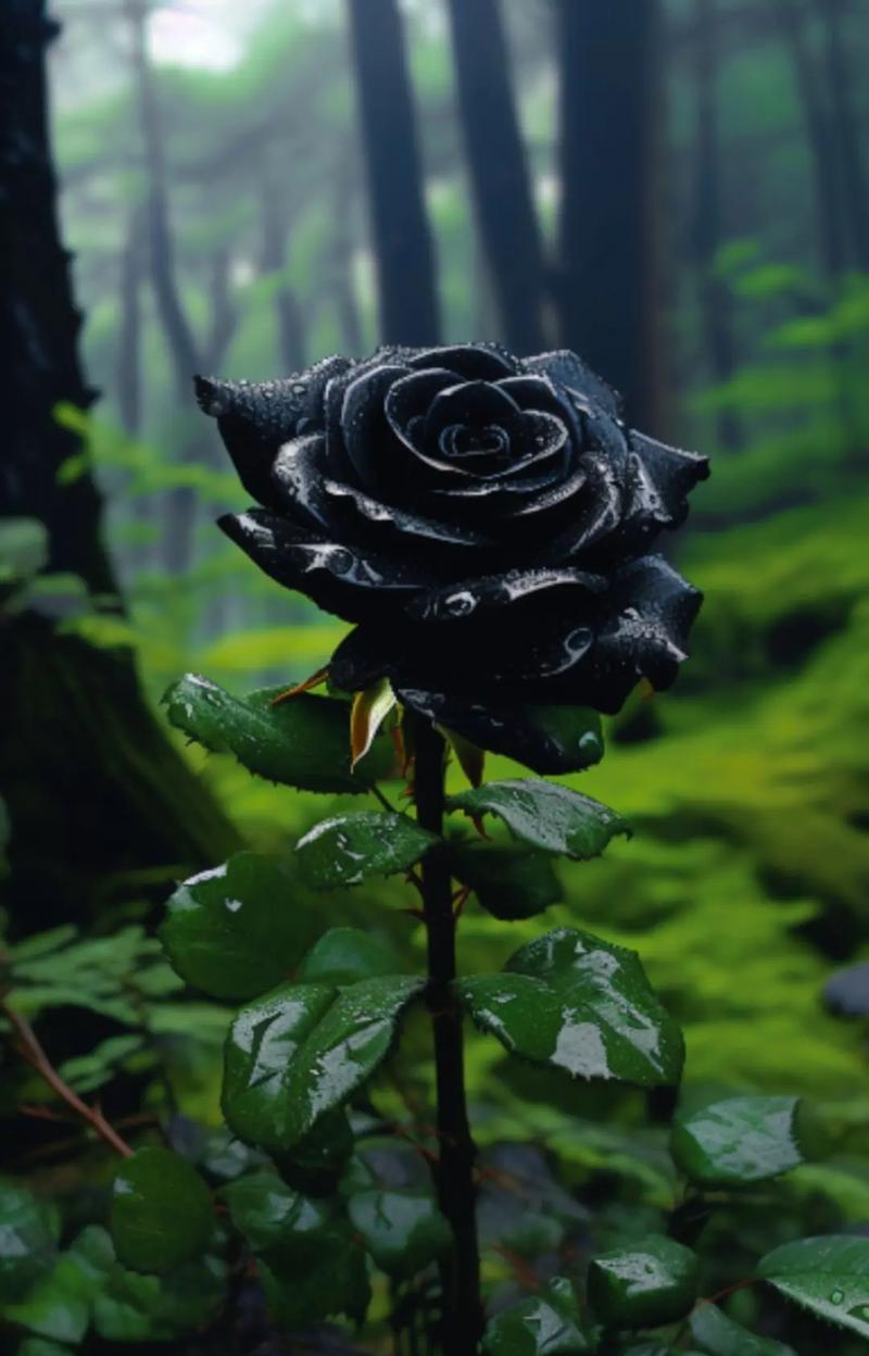 古堡里的黑玫瑰花语是什么？黑玫瑰在古堡中的象征是什么？