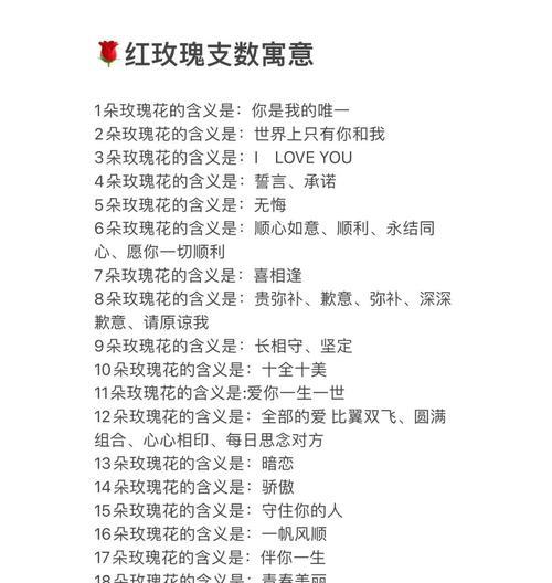 蔓泊玫瑰的花语和寓意是什么？
