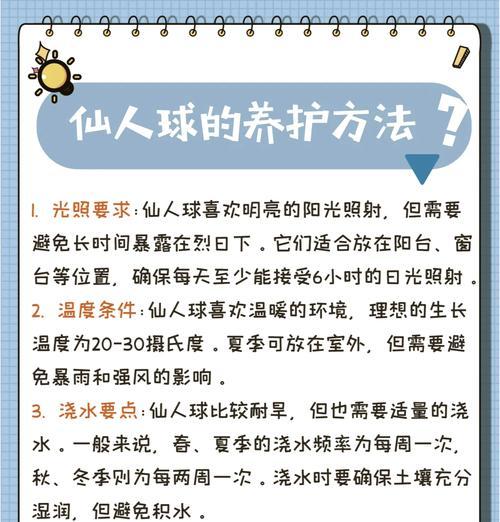 仙人球施肥方法是什么？施肥后需要注意什么？