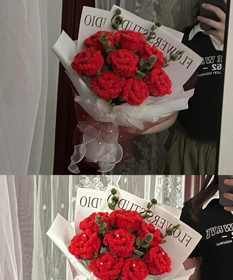 七朵假玫瑰花代表了什么？它们有什么特别的含义？