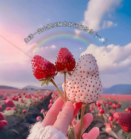露珠下的草莓花语是什么？这种花语背后有什么特别的含义？