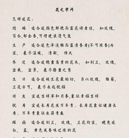 送花上热门的花语有哪些？