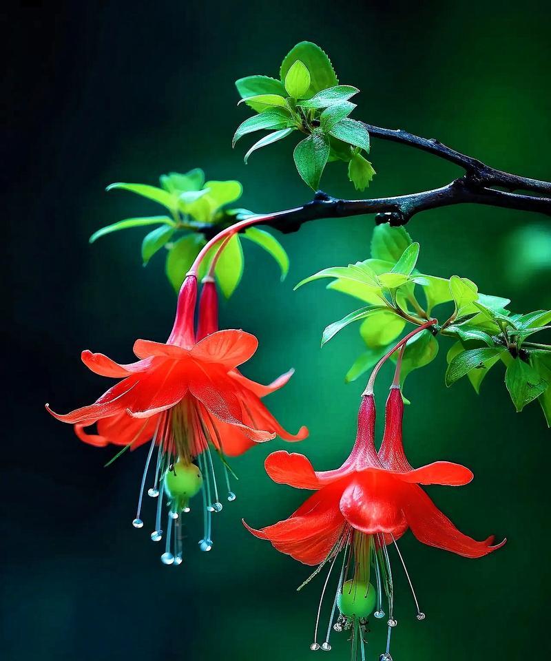 石榴花的花朵有何特别之处？它们象征着什么？