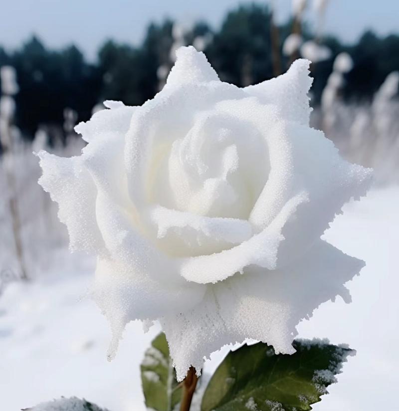 玫瑰花雪代表了什么？