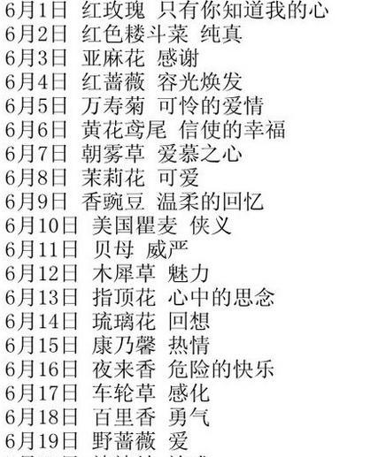 五月七日的花语是哪种花？