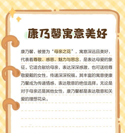 康乃馨的花语含义是什么？它在不同颜色下代表什么？