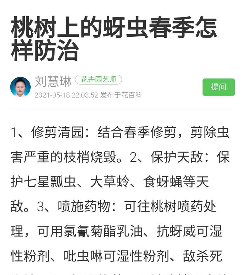 花卉蚜虫问题如何有效防治？